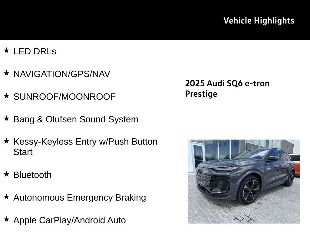 Used 2025 Audi SQ6 e-tron Prestige AWD/4WD image 31