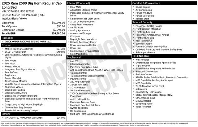 New 2025 RAM 2500 Big Horn AWD/4WD image 22