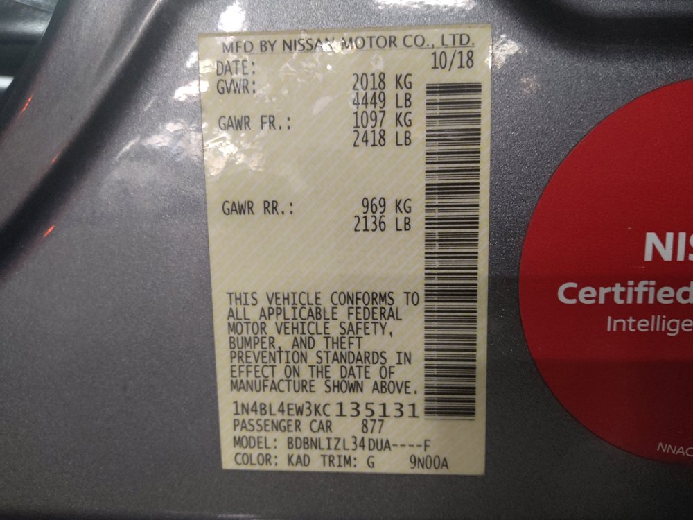 Used 2019 Nissan Altima 2.5 SL AWD/4WD image 33