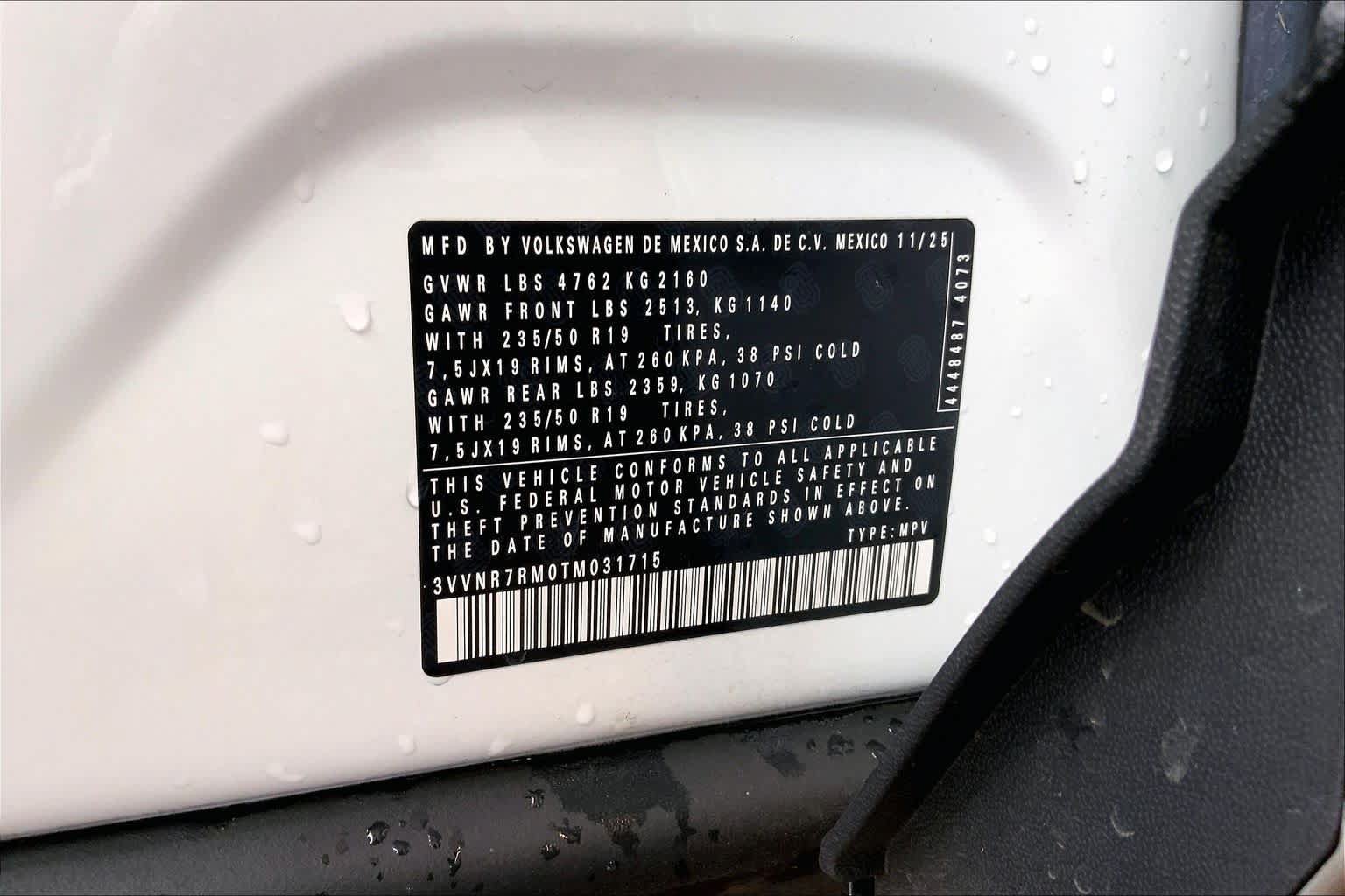 Certified 2026 Volkswagen Tiguan SE FWD image 20