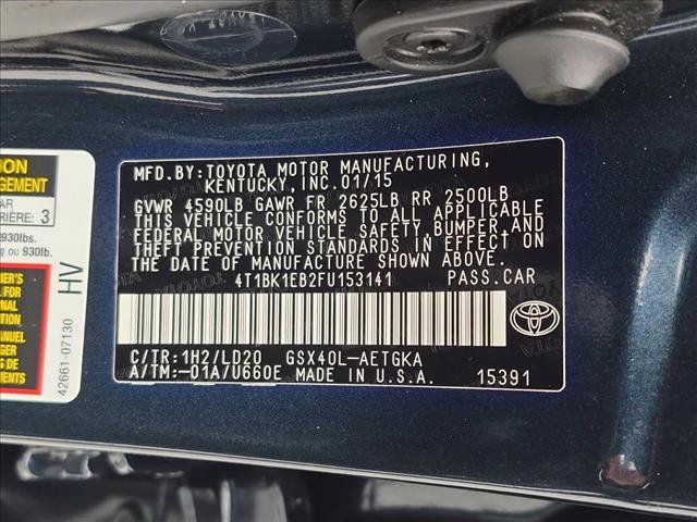 Used 2015 Toyota Avalon XLE w/ Preferred Accessory Package FWD image 22