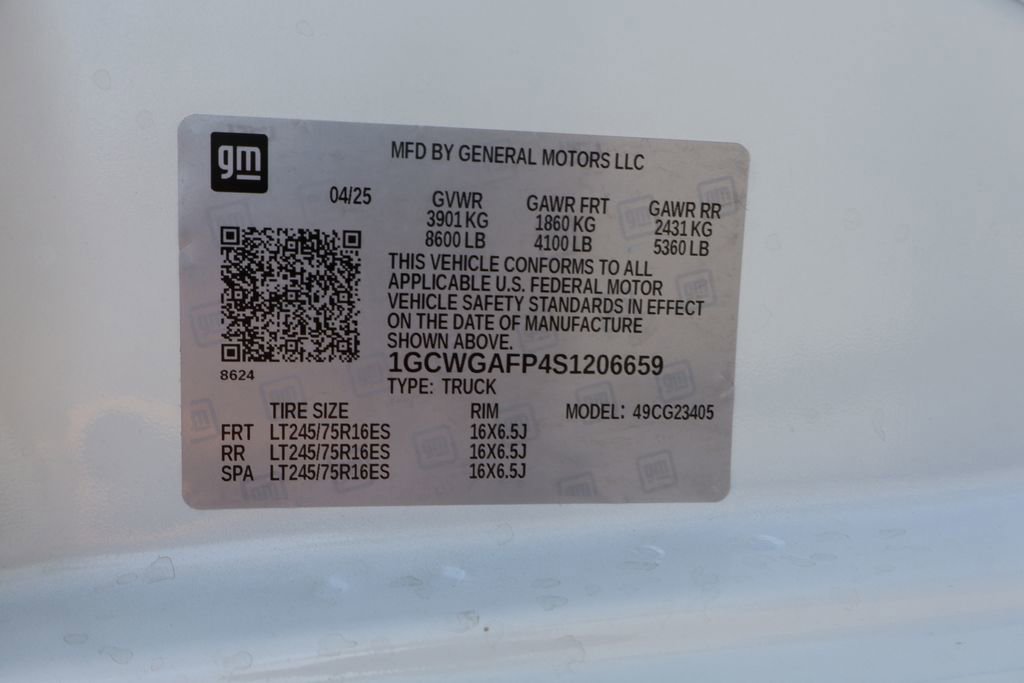 New 2025 Chevrolet Express 2500 w/ Driver Convenience Package image 44