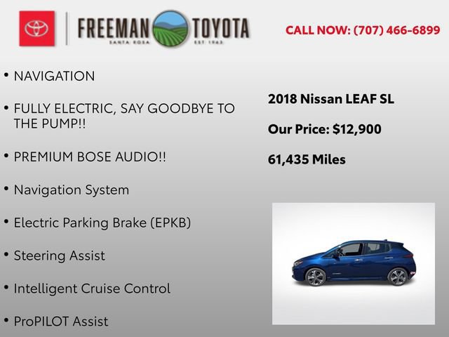 Used 2018 Nissan Leaf SL w/ SL Technology Package FWD image 10