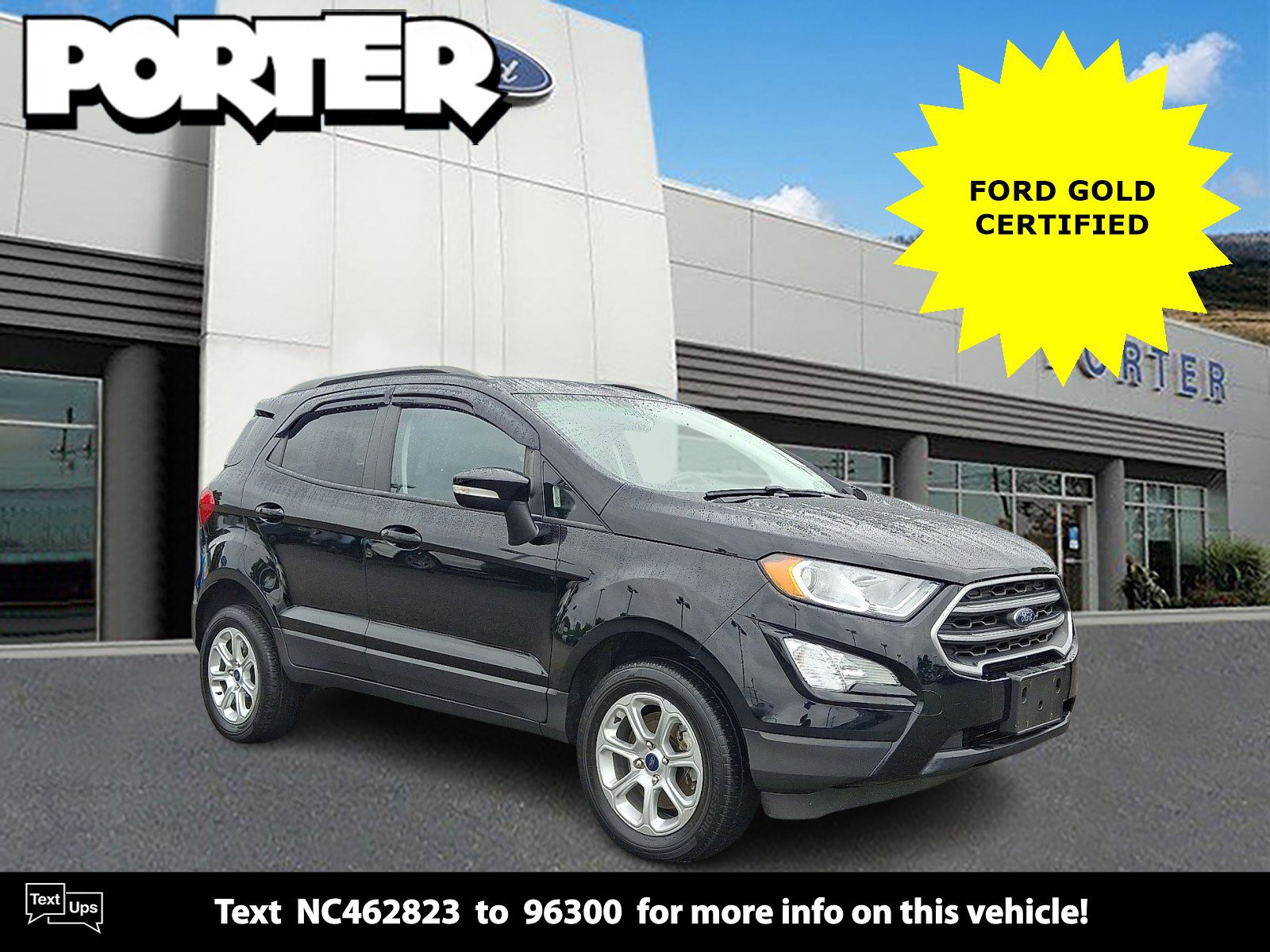 Certified 2022 Ford EcoSport SE w/ SE Convenience Package
