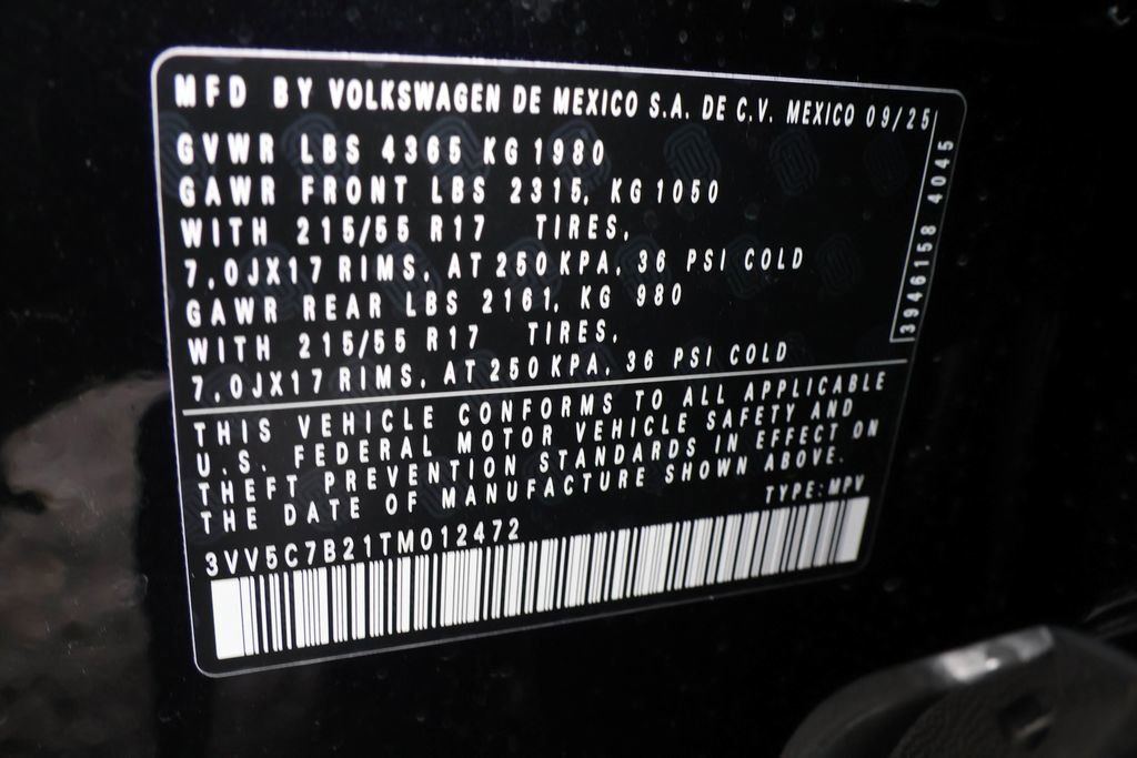 New 2026 Volkswagen Taos S image 46