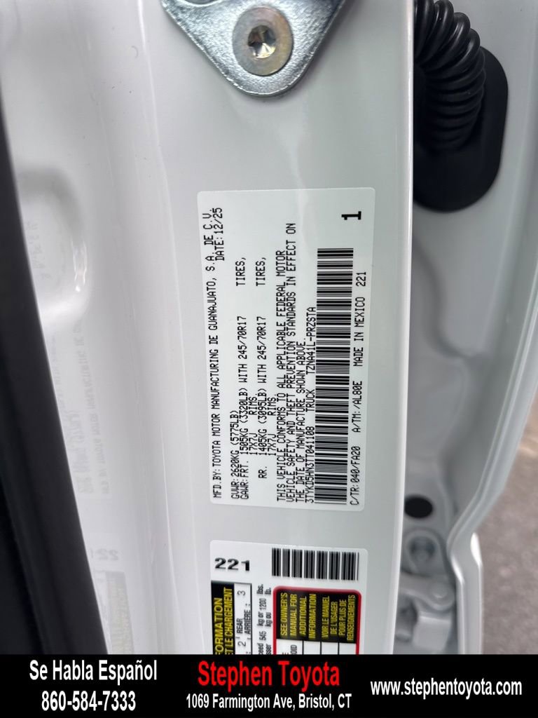 New 2026 Toyota Tacoma SR image 27