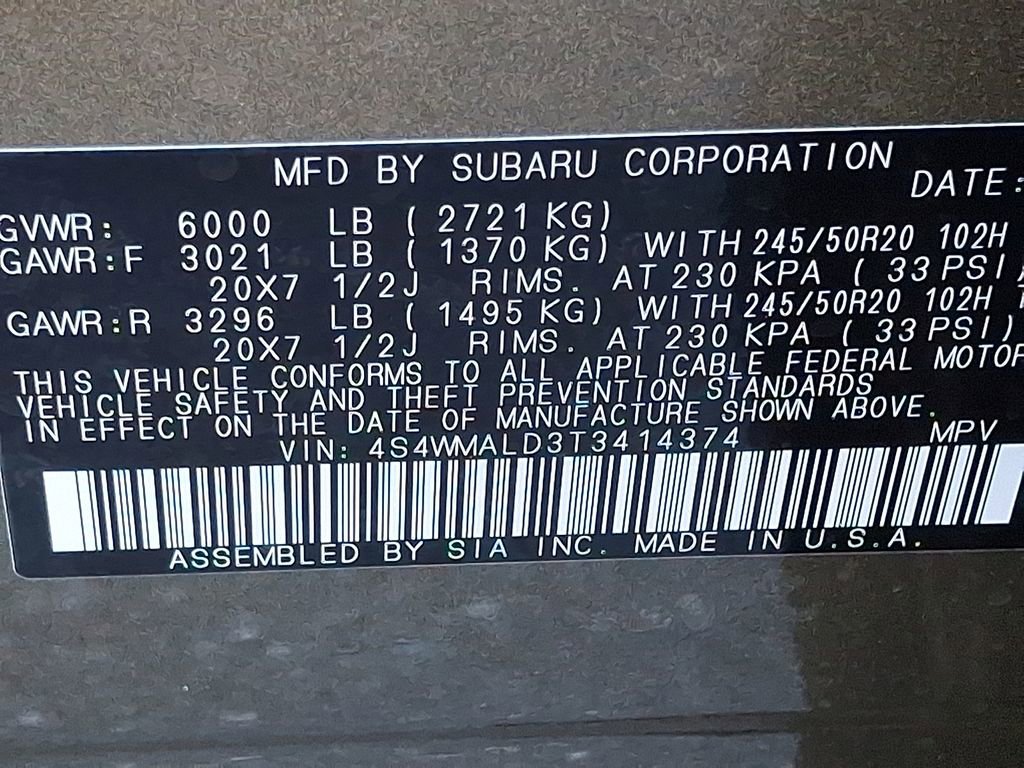 New 2026 Subaru Ascent Bronze Edition image 23