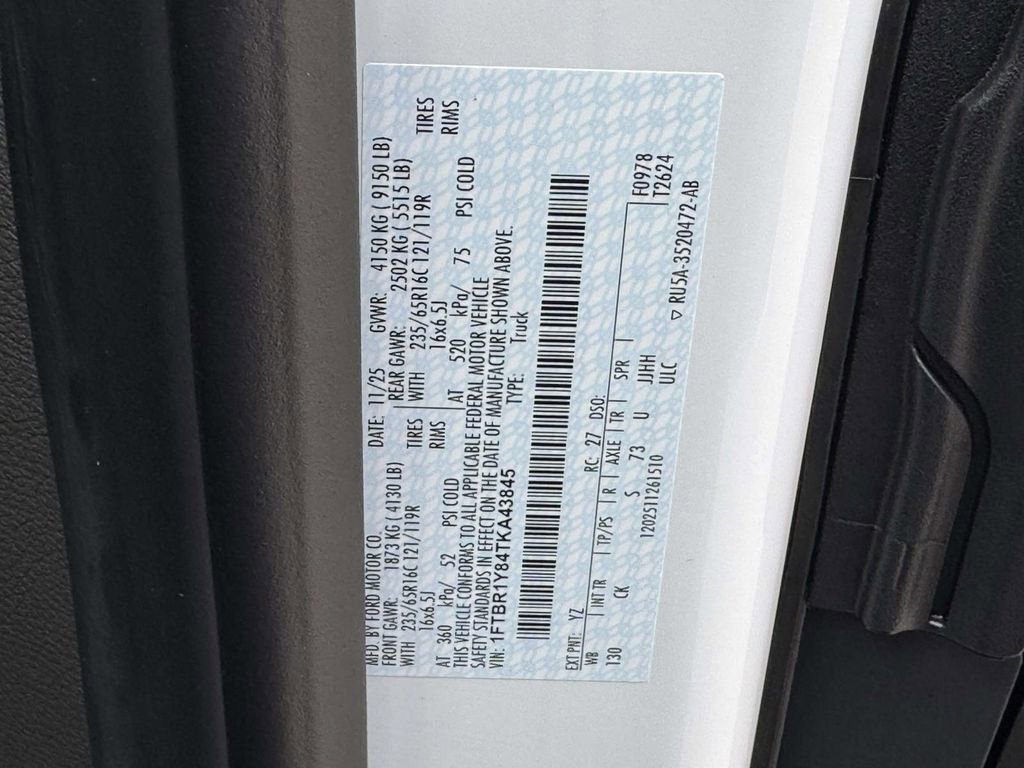 New 2026 Ford Transit 250 Low Roof image 26