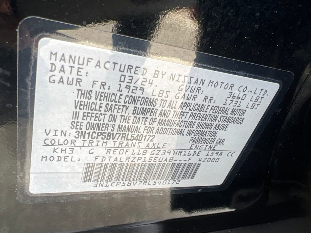 Used 2024 Nissan Kicks S FWD image 26