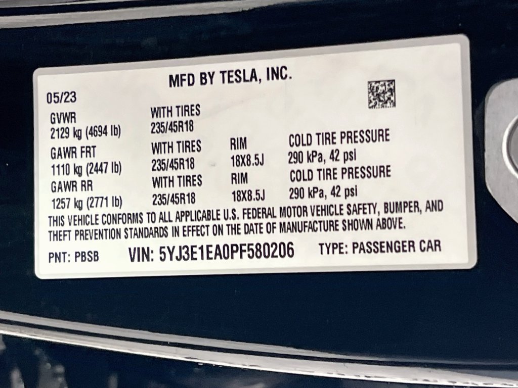 Used 2023 Tesla Model 3 Standard Range RWD image 13