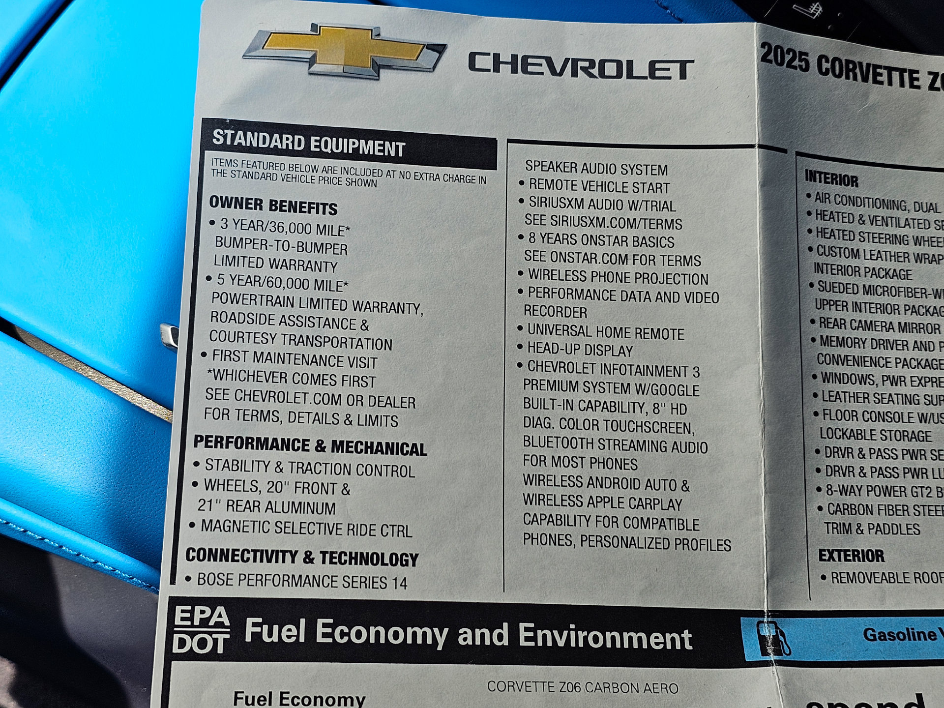 Used 2025 Chevrolet Corvette Z06 w/ Z07 Performance Package RWD image 66