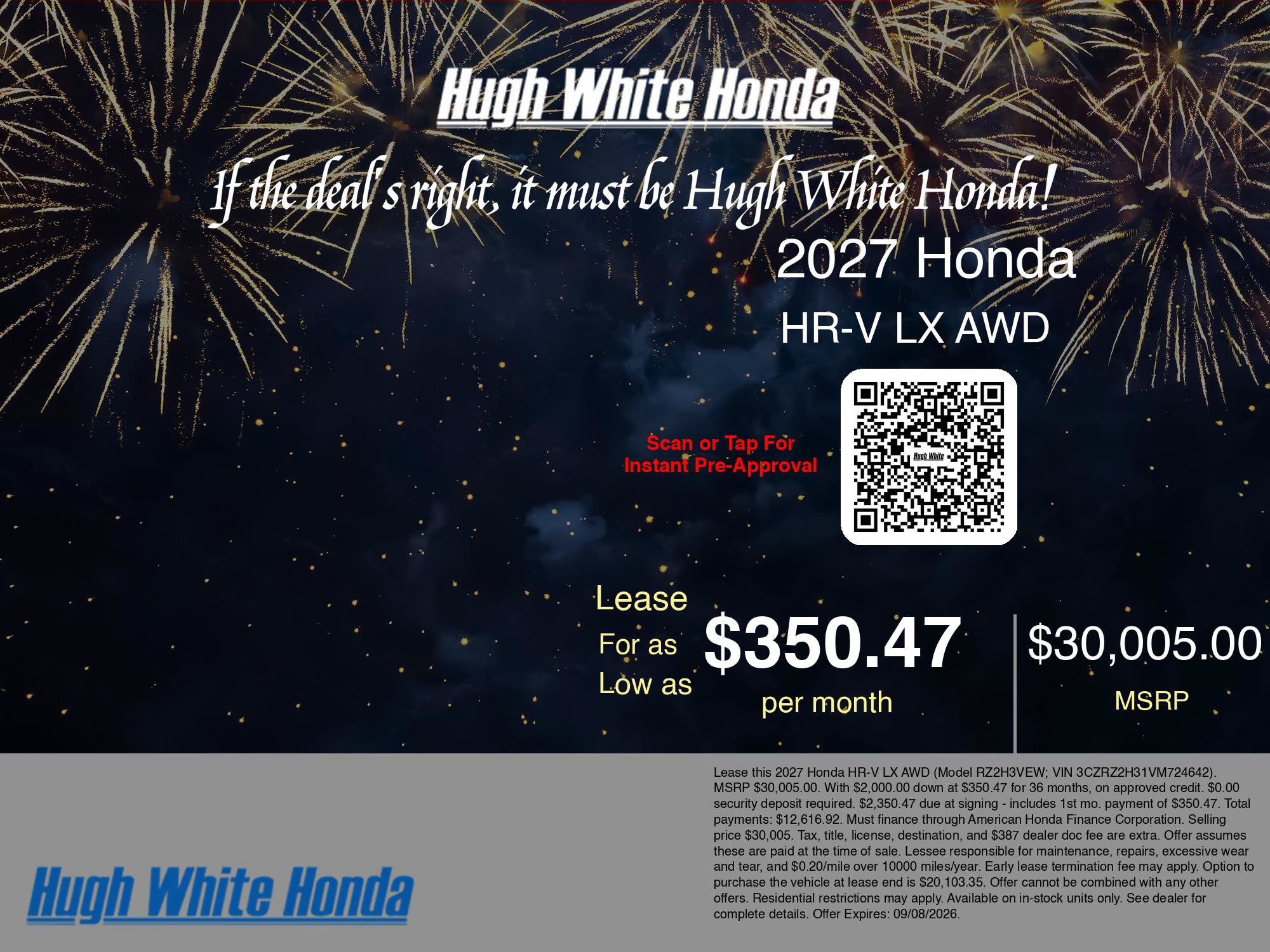 New 2027 Honda HR-V LX image 3