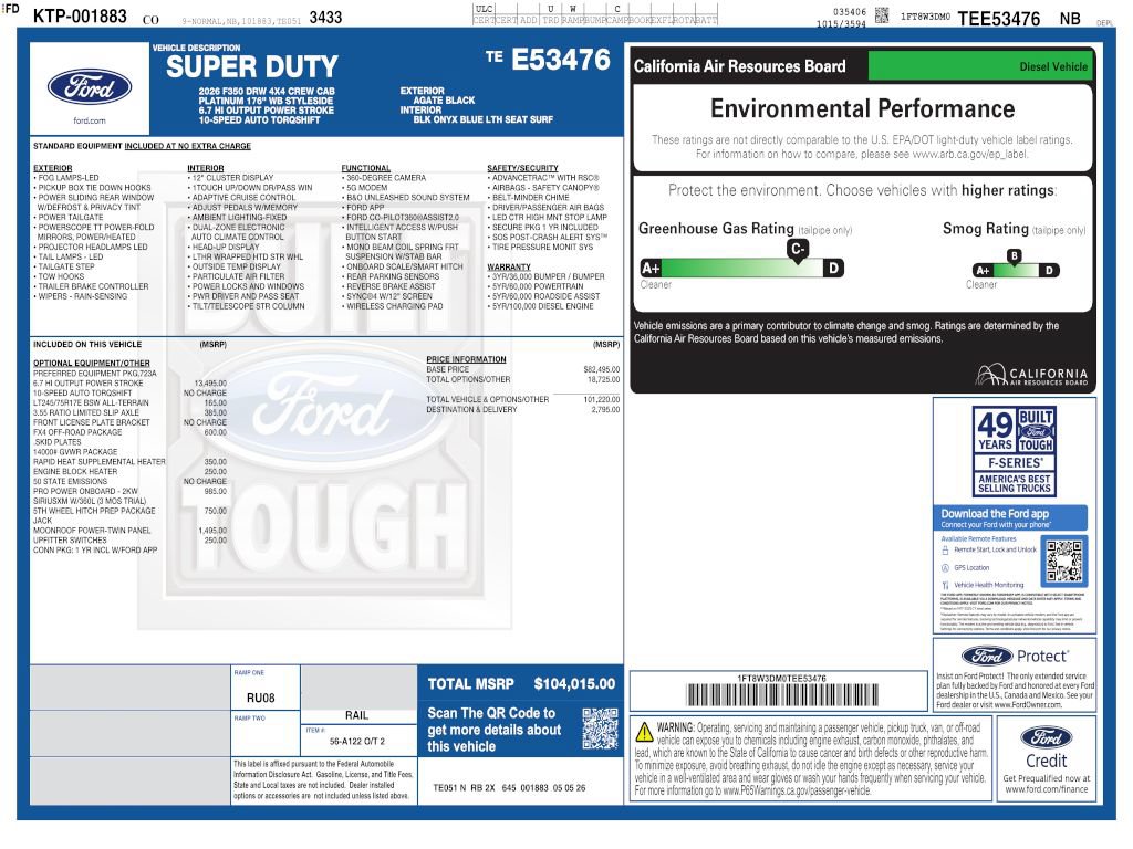 Used 2026 Ford F350 Platinum AWD/4WD image 4