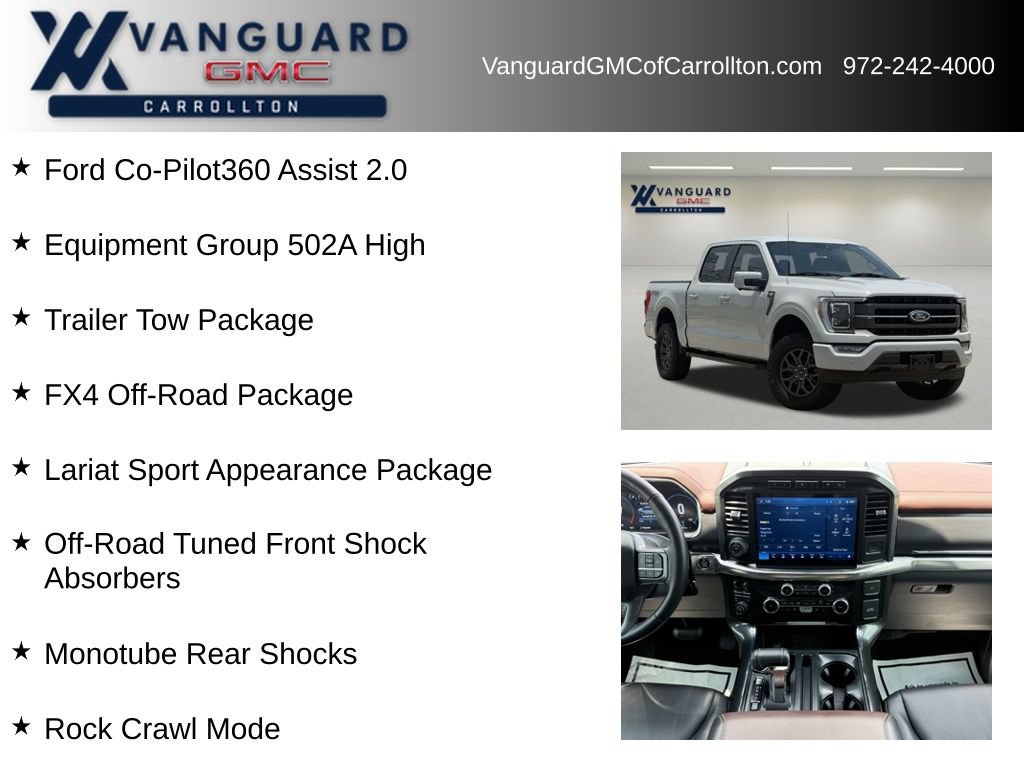Used 2023 Ford F150 Lariat w/ Equipment Group 502A High AWD/4WD image 6