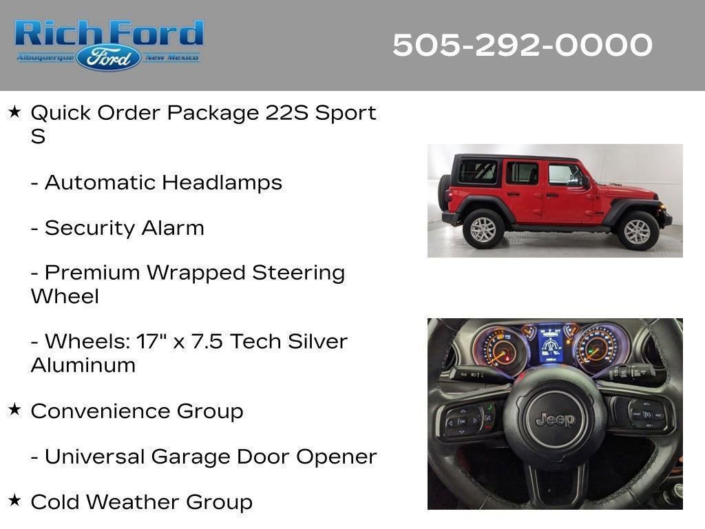 Used 2023 Jeep Wrangler Unlimited Sport AWD/4WD image 41