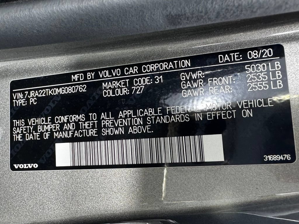 Used 2021 Volvo S60 T6 Momentum w/ Protection Package AWD/4WD image 10