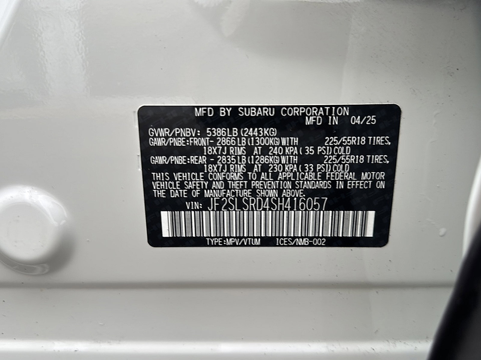 Certified 2025 Subaru Forester Limited w/ Protection Package (1PH) image 48