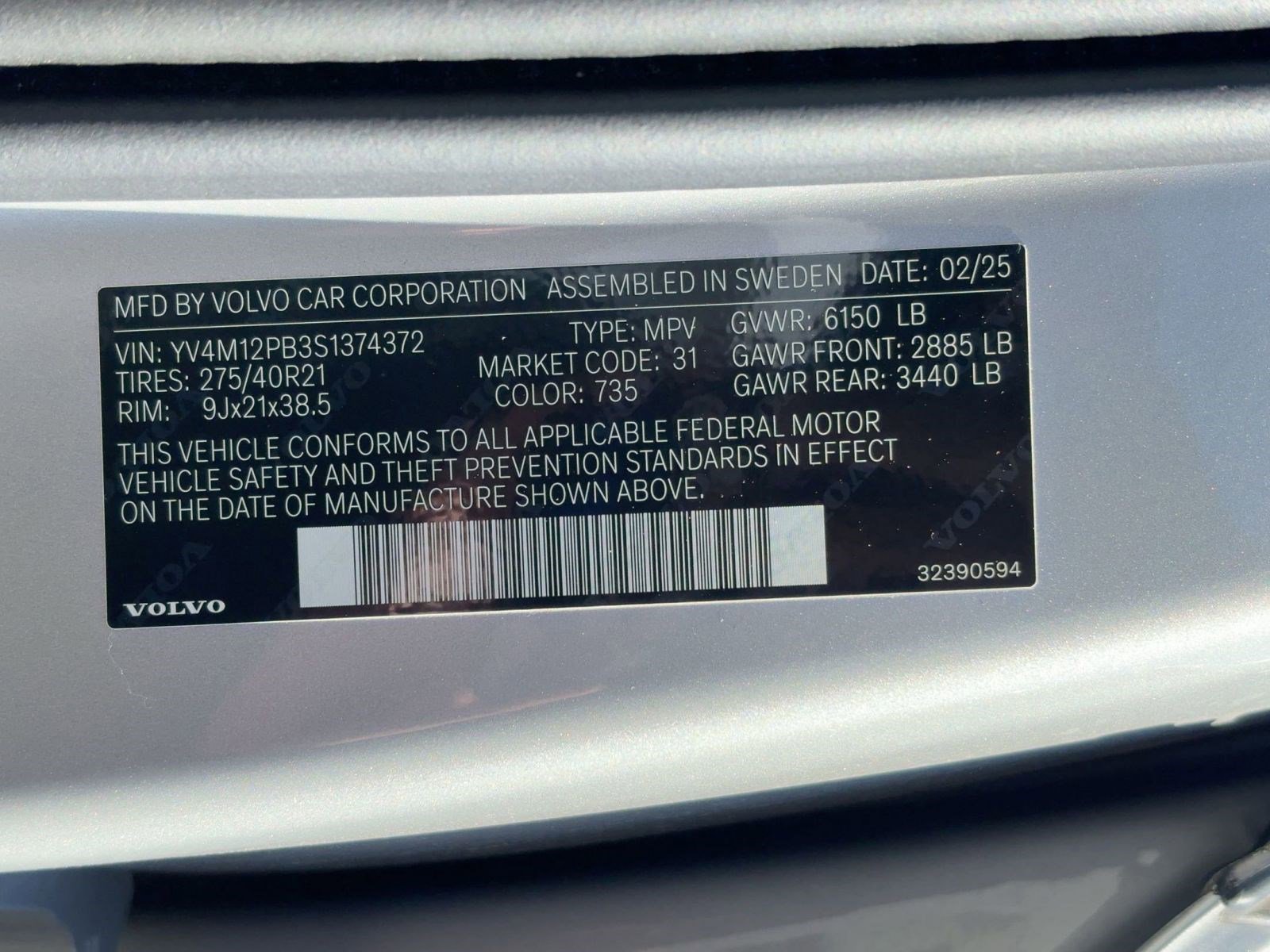 Certified 2025 Volvo XC90 B5 Plus image 20