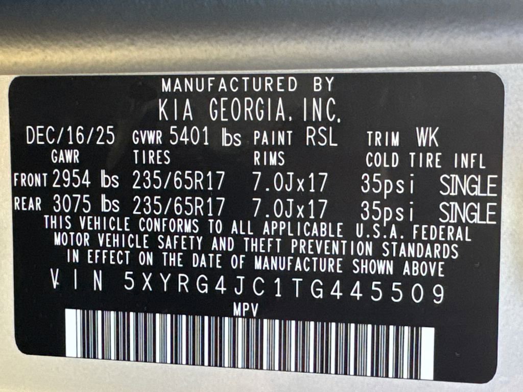 New 2026 Kia Sorento LX image 29