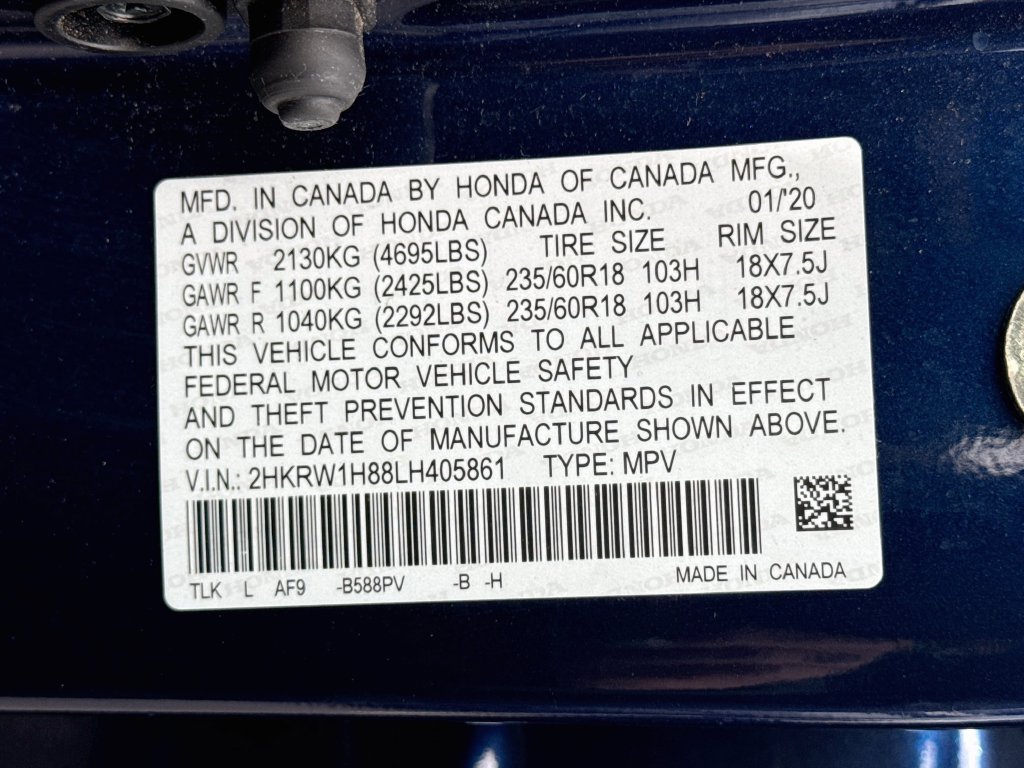 Used 2020 Honda CR-V EX-L image 9