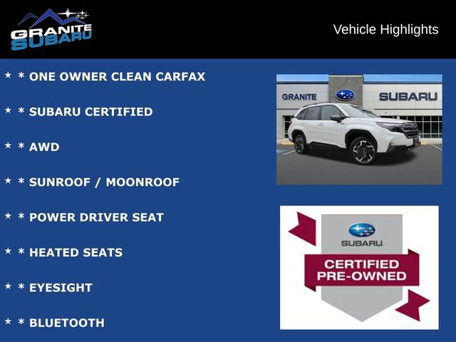 Used 2025 Subaru Forester Premium AWD/4WD image 2
