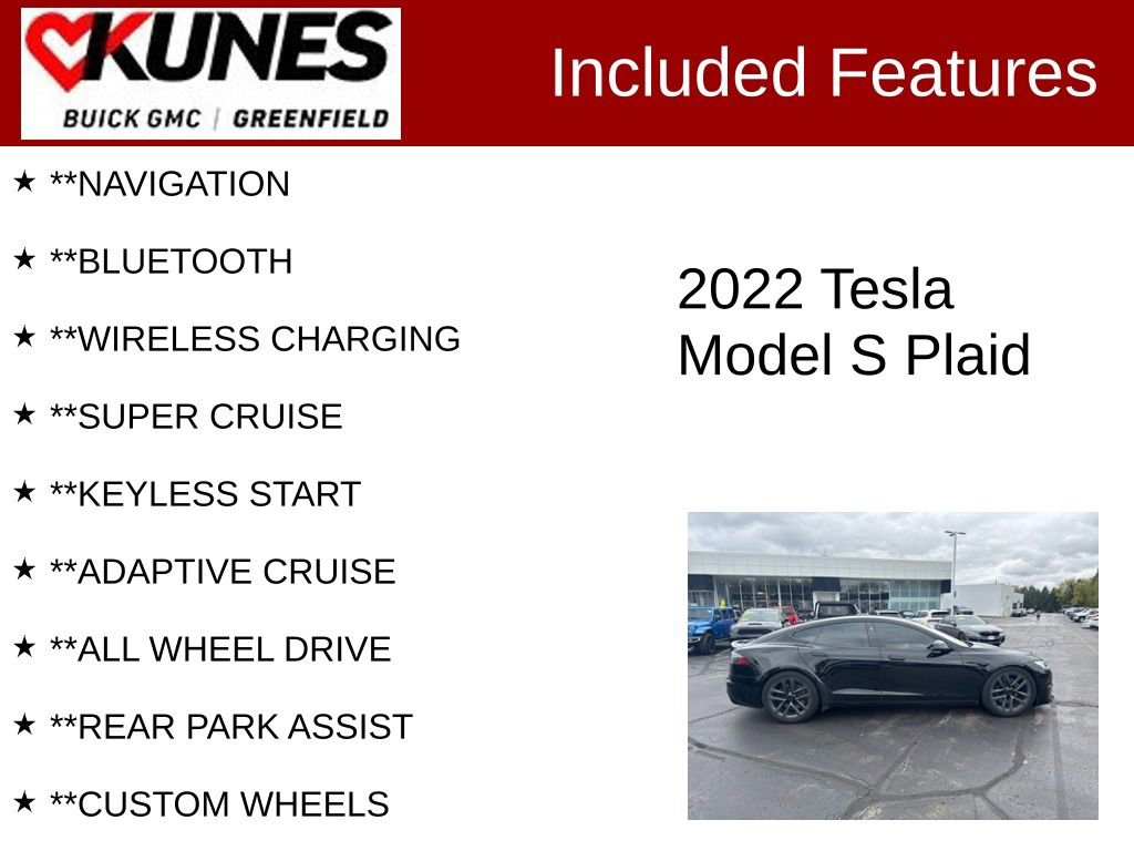 Used 2022 Tesla Model S Plaid image 3