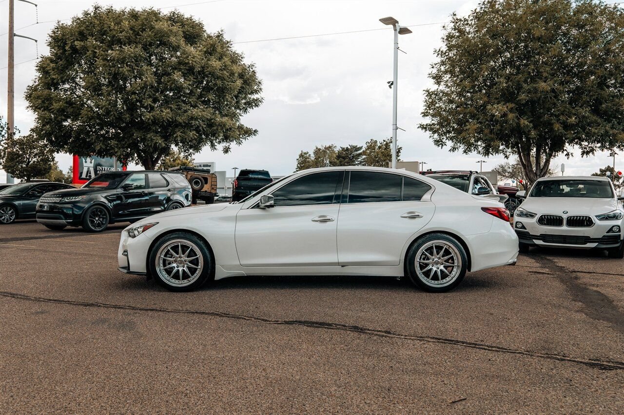 Used 2022 INFINITI Q50 Sensory w/ All Weather Package RWD image 4