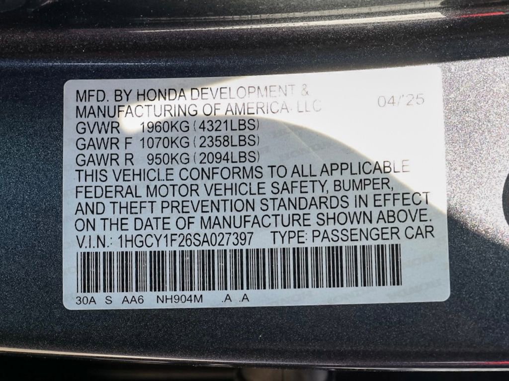 Used 2025 Honda Accord LX image 32