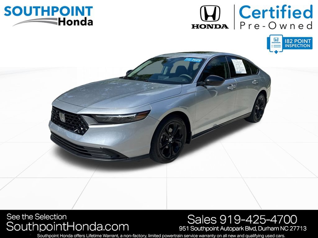 Certified 2025 Honda Accord SE image 3