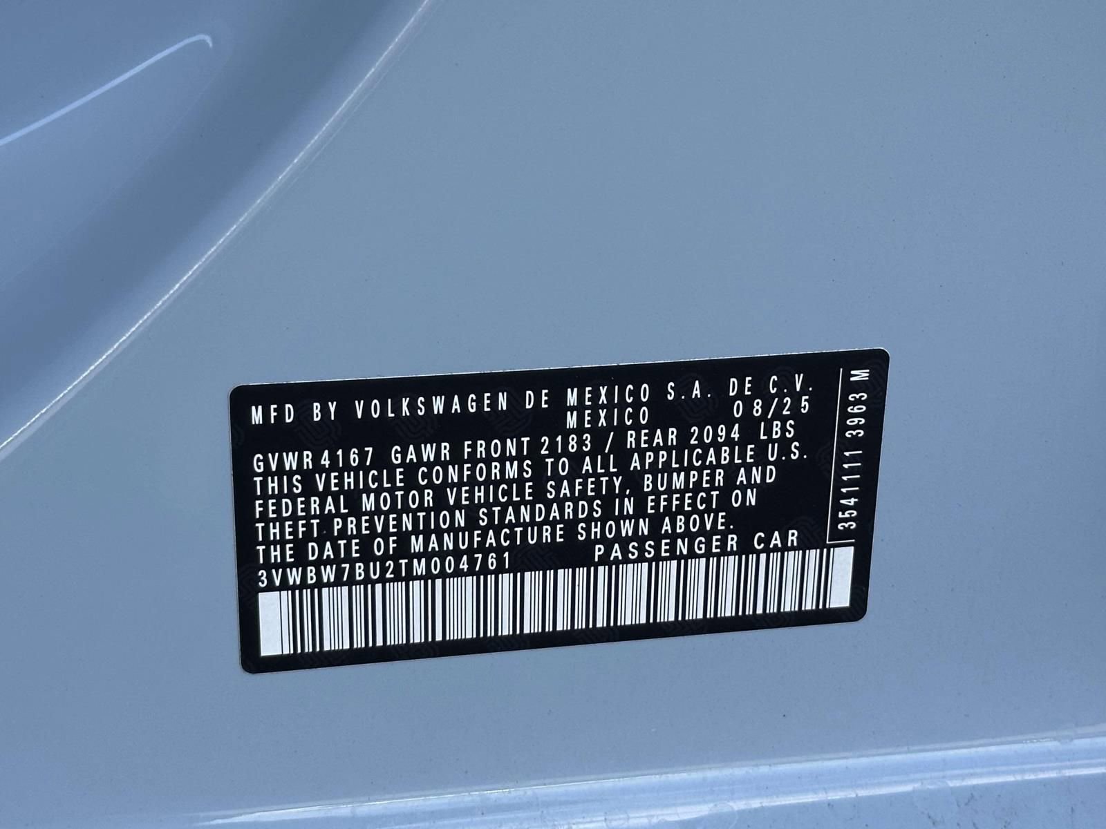 New 2026 Volkswagen Jetta Sport image 16