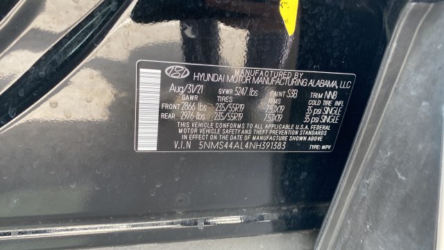 Used 2022 Hyundai Santa Fe Limited FWD image 42