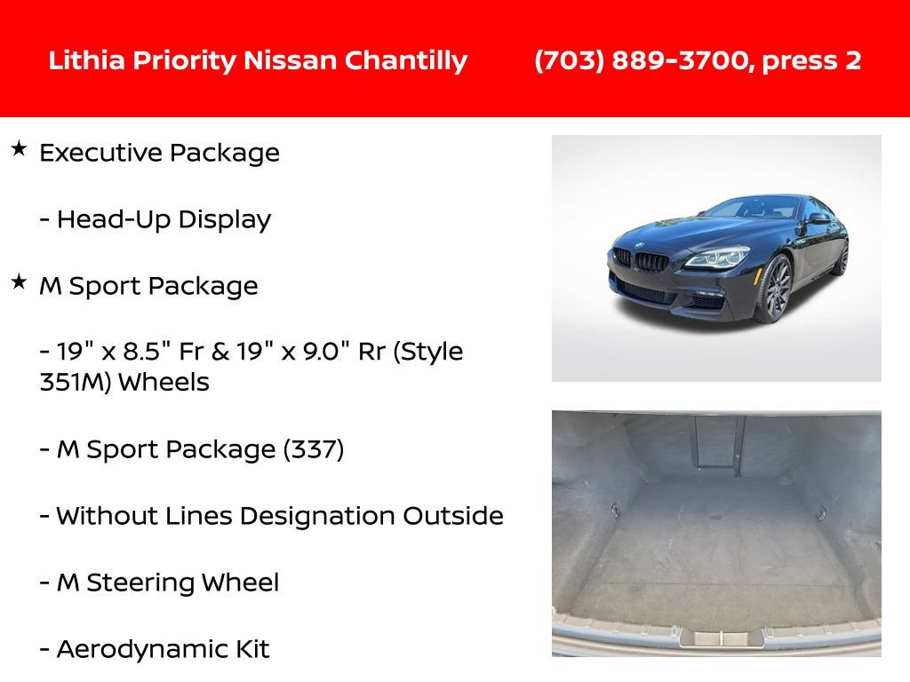 Used 2016 BMW 650i Gran Coupe RWD image 18