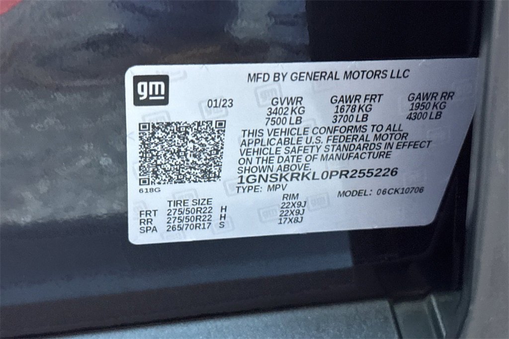 Certified 2023 Chevrolet Tahoe RST w/ Sport Performance Package image 38