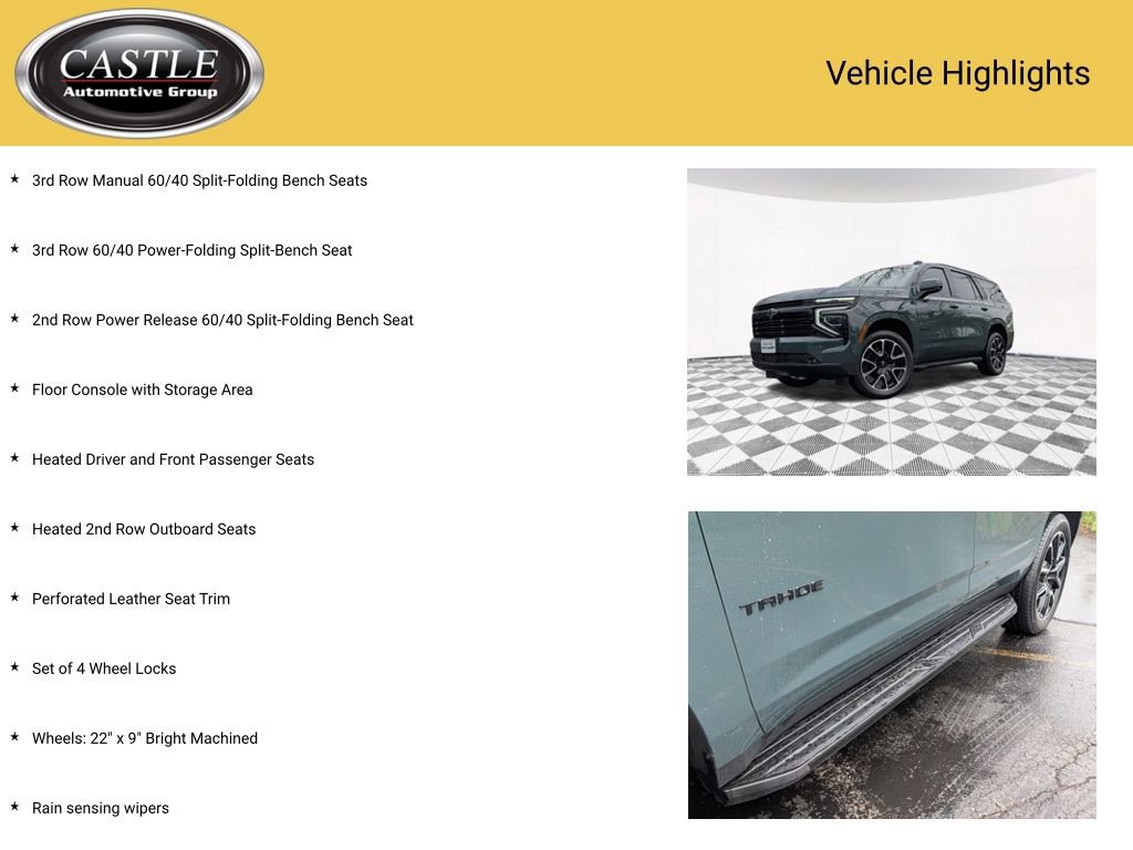 Used 2025 Chevrolet Tahoe RST w/ Comfort Package AWD/4WD image 13
