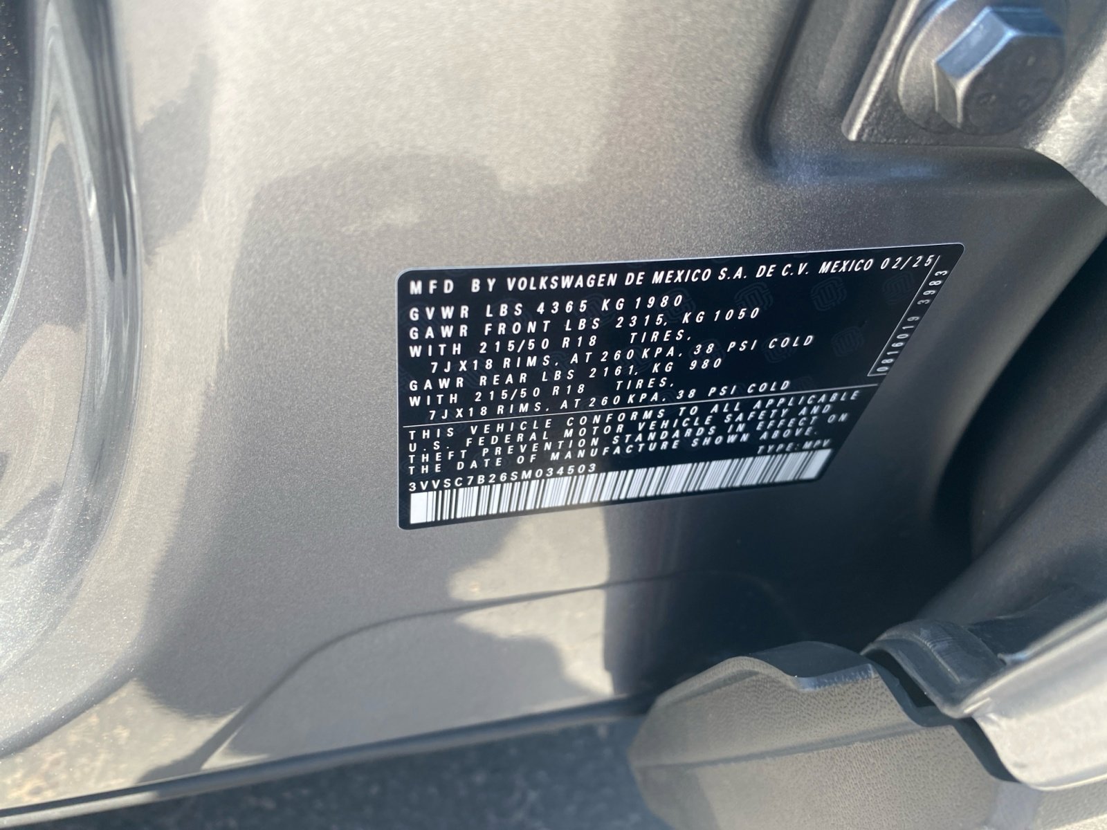 New 2025 Volkswagen Taos SE image 24