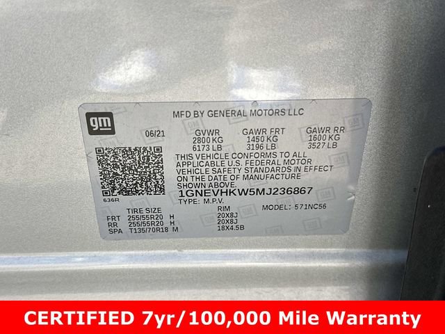 Used 2021 Chevrolet Traverse LT w/ LT Premium Package image 31