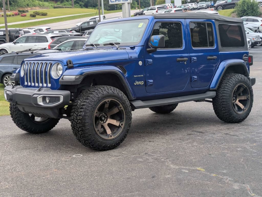 Used 2020 Jeep Wrangler Unlimited Sahara AWD/4WD image 2