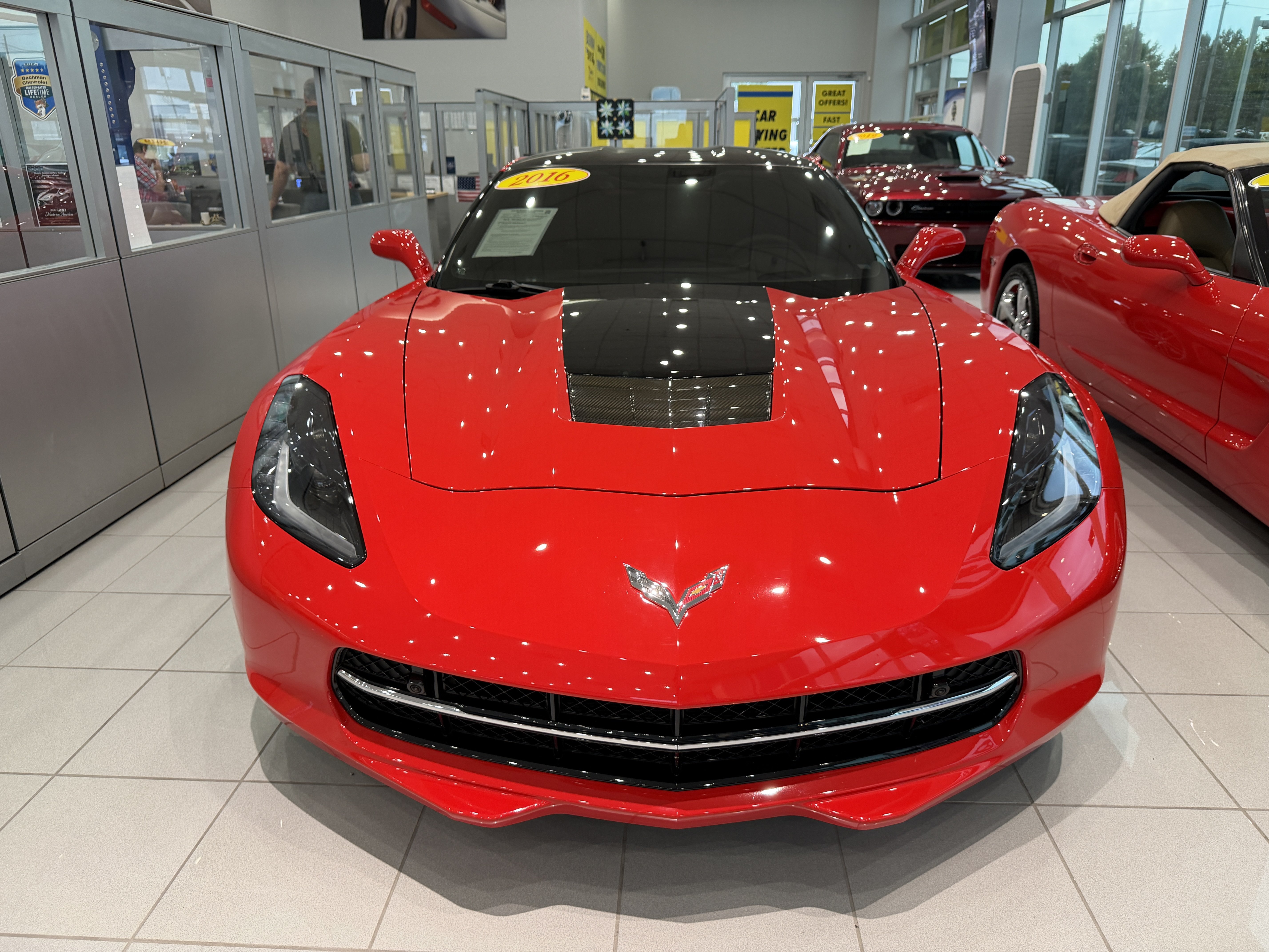 Used 2016 Chevrolet Corvette Stingray Coupe w/ 3LT Preferred Equipment Group RWD image 3