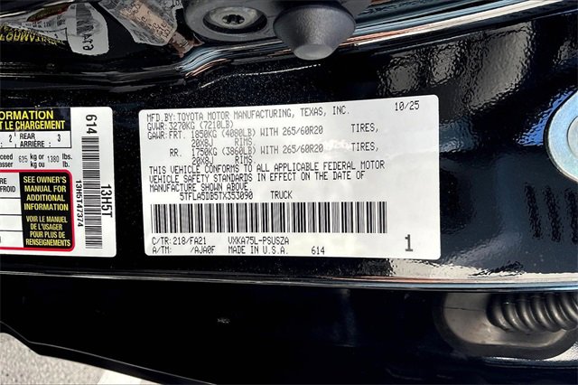 New 2026 Toyota Tundra SR5 image 13