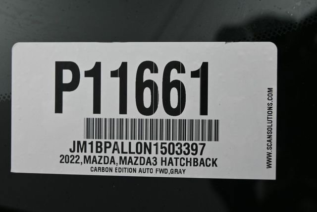 Certified 2022 MAZDA MAZDA3 s FWD image 25