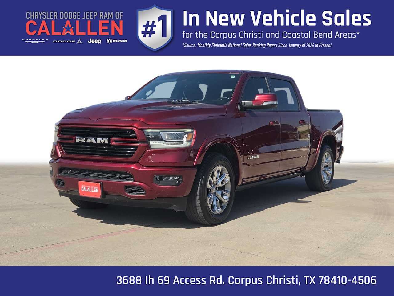 Used 2021 RAM 1500 Laramie w/ Sport Appearance Package AWD/4WD image 1