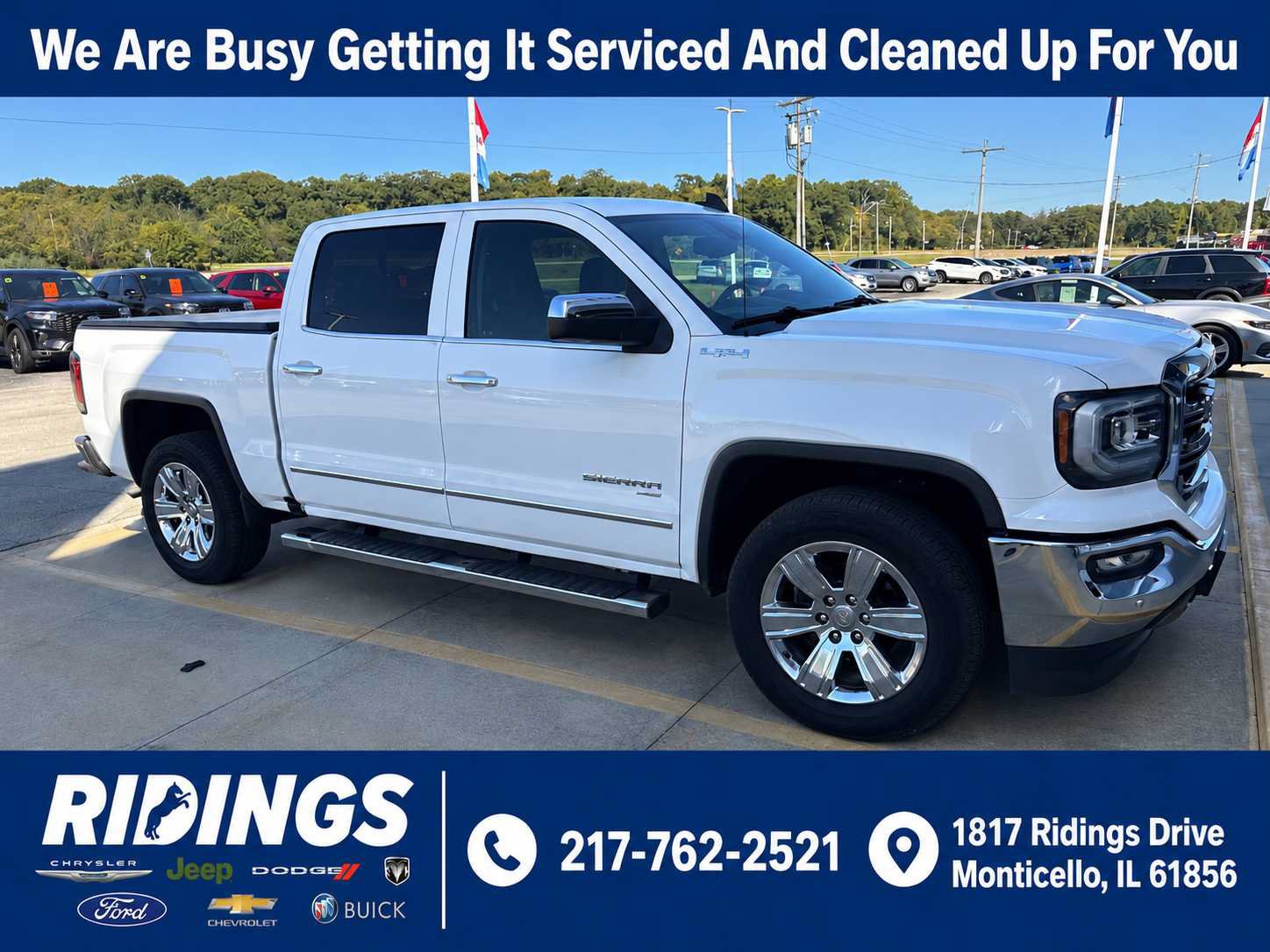 Used 2018 GMC Sierra 1500 SLT AWD/4WD image 1