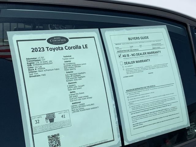 Used 2023 Toyota Corolla LE FWD image 36