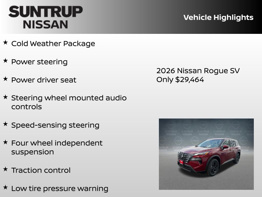 New 2026 Nissan Rogue SV AWD/4WD image 8