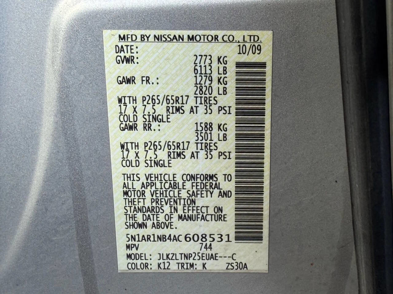 Used 2010 Nissan Pathfinder SE w/ SE Premium Journey Pkg image 29