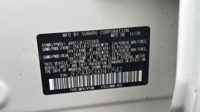 Used 2019 Subaru Forester Sport w/ Popular Package #2 AWD/4WD image 27