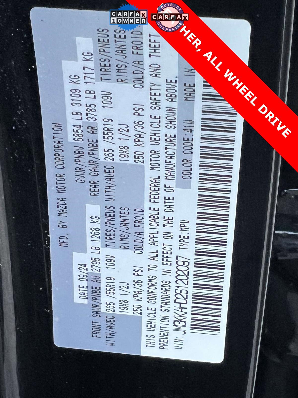 Used 2025 MAZDA CX-90 3.3 Turbo w/ Select Package image 23