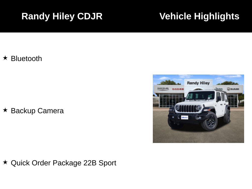New 2026 Jeep Wrangler Unlimited Sport AWD/4WD image 5