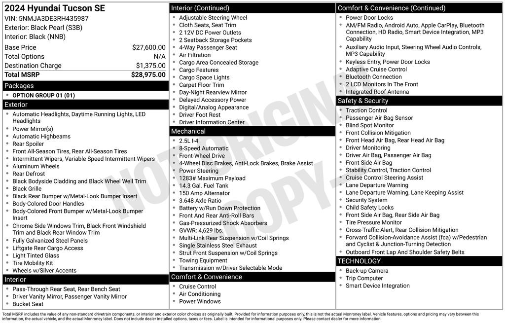 Certified 2024 Hyundai Tucson SE FWD image 29