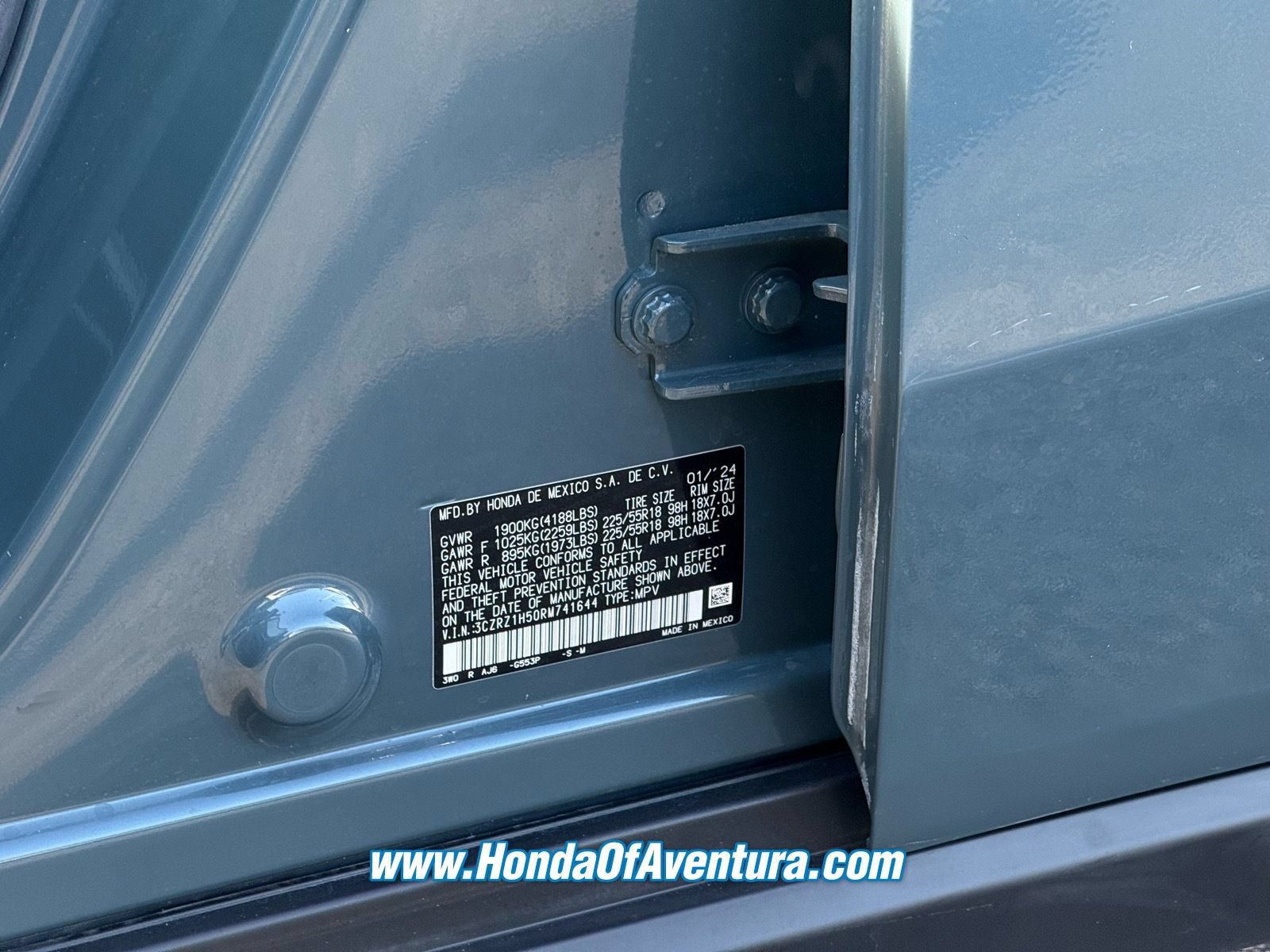 Certified 2024 Honda HR-V Sport image 25